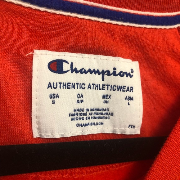 Red Champion Crewneck Sweater - Picture 2 of 3